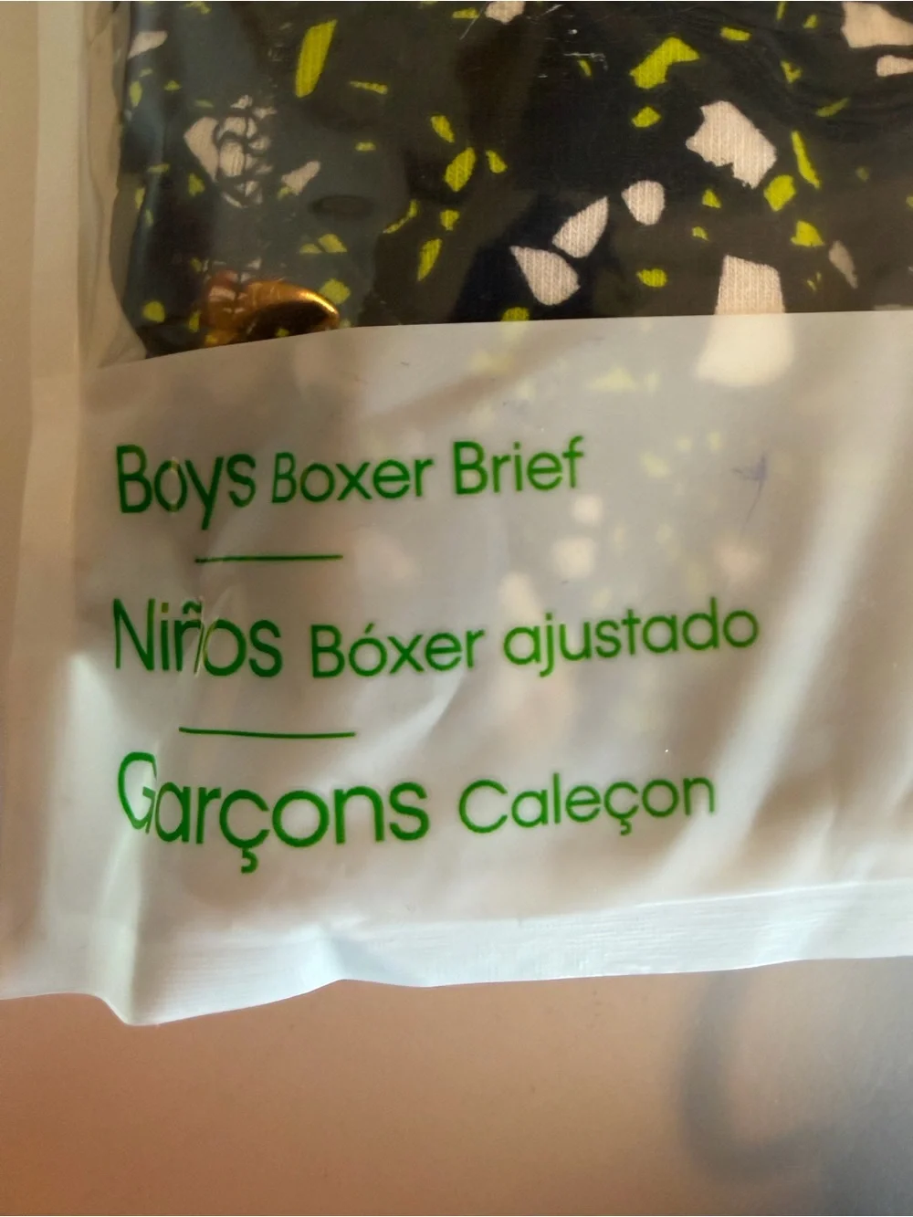 Calvin Klein Kids 2-Pack Briefs in Gray and Black with Lime Accent